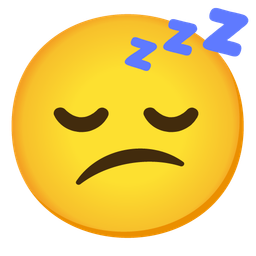 sleeping face and confused face