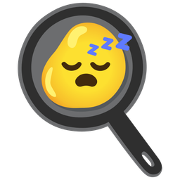 sleeping face and cooking