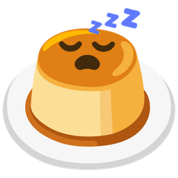 sleeping face and custard