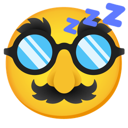 sleeping face and disguised face