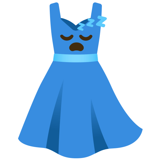 Sleeping face and Dress