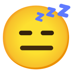 sleeping face and expressionless face