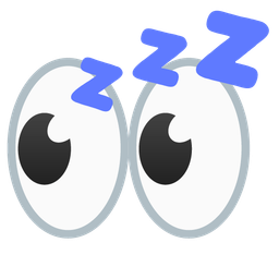 sleeping face and eyes