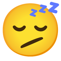 sleeping face and face with diagonal mouth