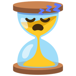 sleeping face and hourglass not done