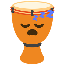 sleeping face and long drum