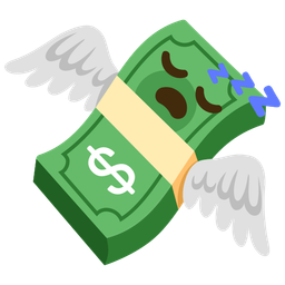 sleeping face and money with wings