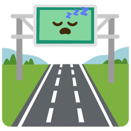 sleeping face and motorway