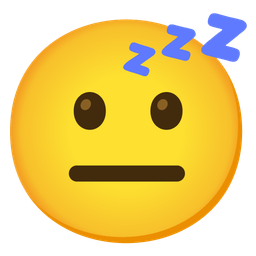 sleeping face and neutral face