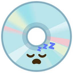 sleeping face and optical disk