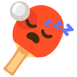 sleeping face and ping pong