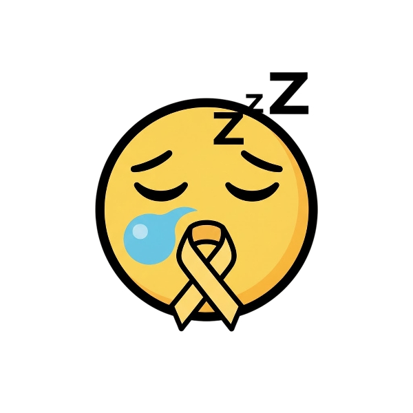 Sleeping face and Reminder ribbon