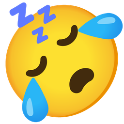 Sleeping face and Rolling on the floor laughing