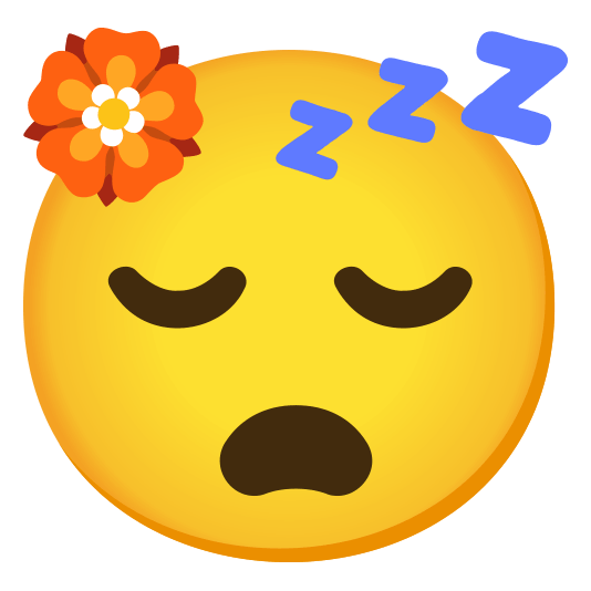 Sleeping face and Rosette