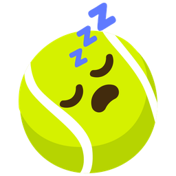 sleeping face and tennis