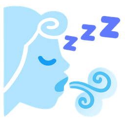 sleeping face and wind face