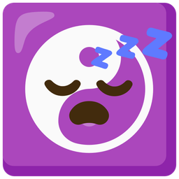 sleeping face and yin yang