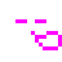 sleepy face and alien monster