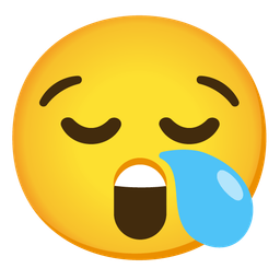 sleepy face and astonished face