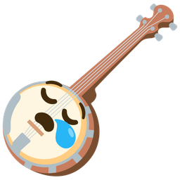 sleepy face and banjo