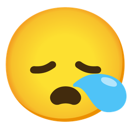 sleepy face and disappointed face