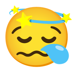 sleepy face and dizzy