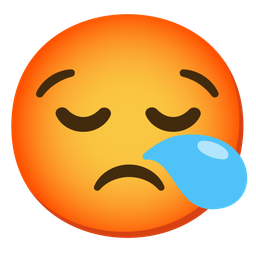 sleepy face and enraged face