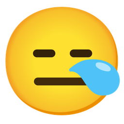 sleepy face and expressionless face