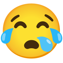 Sleepy face and Face with tears of joy