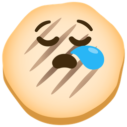 sleepy face and flatbread