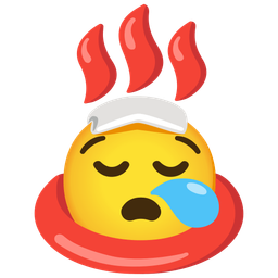 sleepy face and hot springs