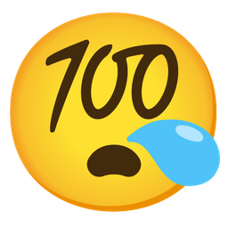 sleepy face and hundred points