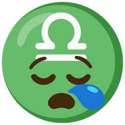 sleepy face and Libra