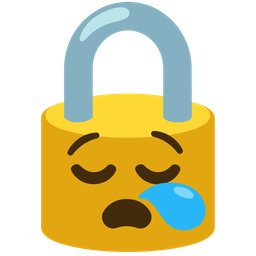 sleepy face and locked