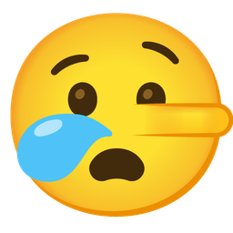 sleepy face and lying face