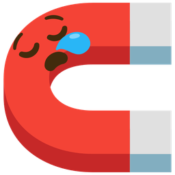 sleepy face and magnet