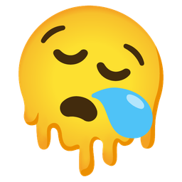 Sleepy face and Melting face