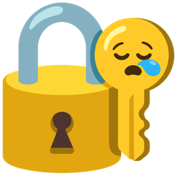 sleepy face and old key