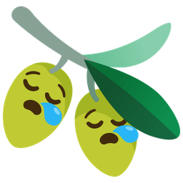 sleepy face and olive