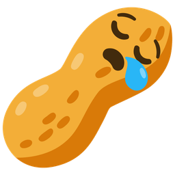 sleepy face and peanuts