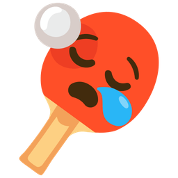 sleepy face and ping pong