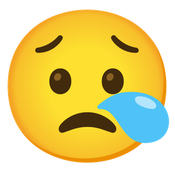 sleepy face and worried face