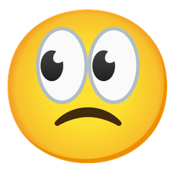 Slightly frowning face and Eyes