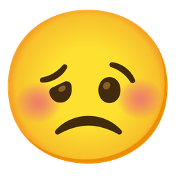 Slightly frowning face and Woozy face