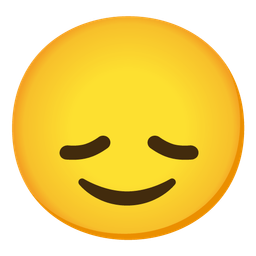 slightly smiling face and disappointed face