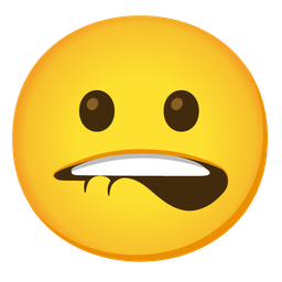 slightly smiling face and mouth