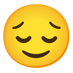 slightly smiling face and pensive face