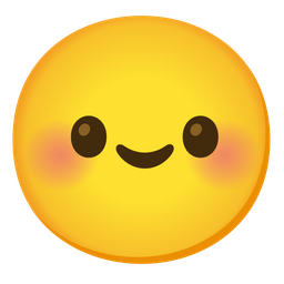 Slightly smiling face and Smiling face with smiling eyes