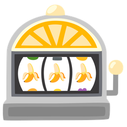 slot machine and banana