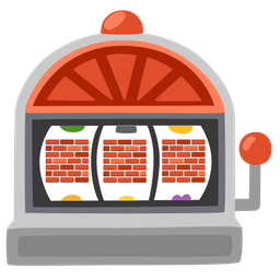 slot machine and brick